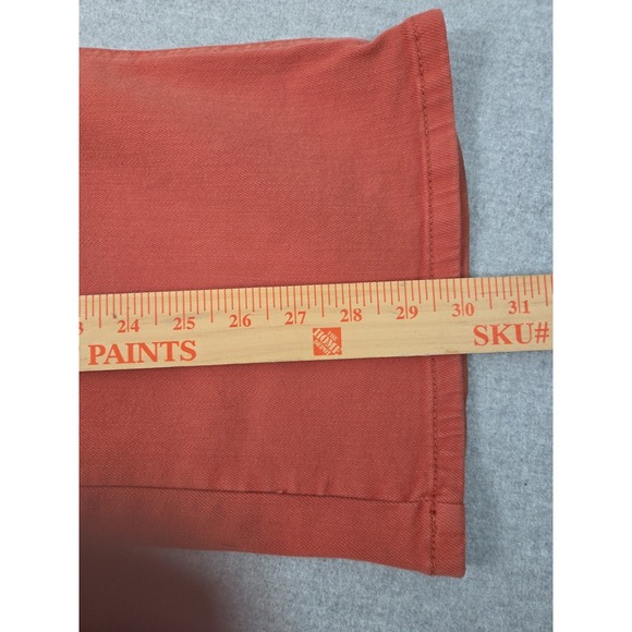 JUDY BLUE Jeans 18W Garment Dyed Rust Orange Flare Bootcut Stretch Comfort - Picture 10 of 11